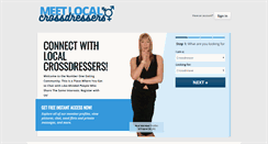 Desktop Screenshot of meetlocalcrossdressers.com